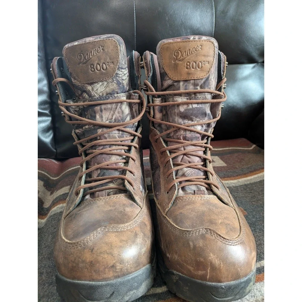 Danner Pronghorn 8 Mossy Oak Infinity 800G Leather Hunting Boots 9.5 45013